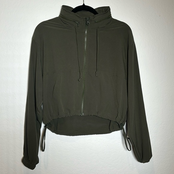 Stance Women’s Performance Nylon Superfly Jacket Dark Olive Size S - Picture 1 of 7